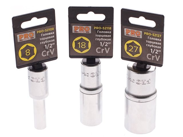 Головка 1/2&quot; 19мм 6гр. глубокая PRO STARTUL (PRO-52119)