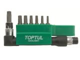 Набор бит &quot;TORX&quot; 1/4&quot; Т10-Т40 30мм 8шт TOPTUL (GAAL0801)