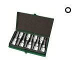 Набор бит TORX 1/2&quot; 9пр. T20-T60 80мм TOPTUL (GAAD0906)