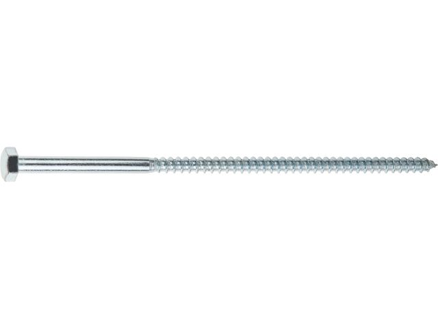 Шуруп 12х280 мм шестигр. головка, цинк, DIN 571 STARFIX