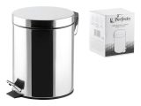 Смотреть изображение 2 Ведро для мусора с педалью, 5 л, нержавеющая сталь, PERFECTO LINEA