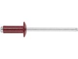 Заклепка вытяжная 4.0х10 мм алюминий/сталь, RAL 3011 (20000 шт в коробе) STARFIX