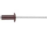 Заклепка вытяжная 4.0х10 мм алюминий/сталь, RAL 3005 (20000 шт в коробе) STARFIX