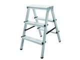 Лестница-стремянка алюм. двухсторонняя 70 см 3 ступ. 2,5кг PRO STARTUL (ST9941-03)