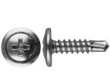 Саморез 4.2х13 мм с прессшайбой, цинк, со сверлом (16000 шт в коробе) STARFIX