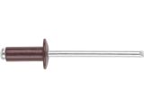 Заклепка вытяжная 4.0х10 мм алюминий/сталь, RAL 3009 (20000 шт в коробе) STARFIX