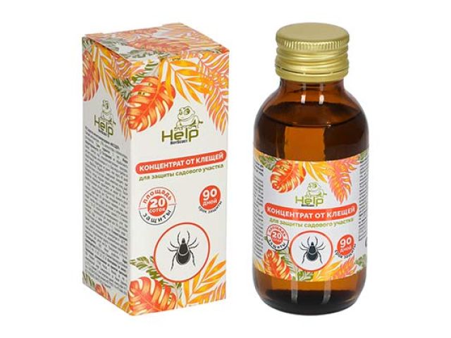 Изображение 4 Концентрат от клещей до 20 соток, инсектицидный, 100 мл,  HELP