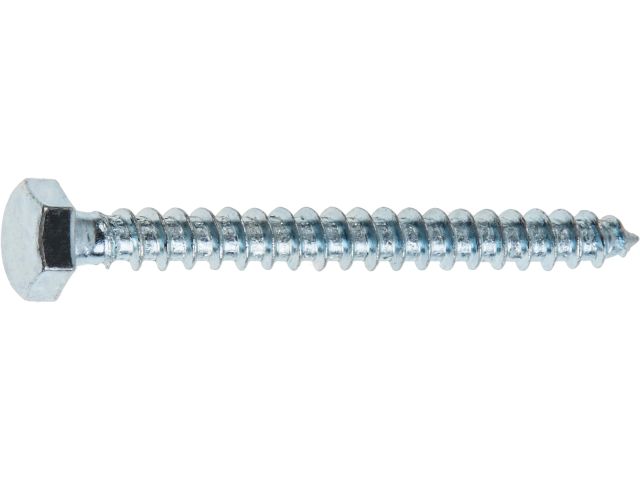 Шуруп 8х50 мм шестигр. головка, цинк, DIN 571 (100 шт в карт. уп.) STARFIX
