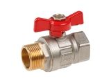 Кран шаровый 3/4&quot; нар.-вн. бабочка PN40, AV Engineering