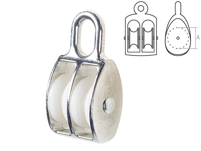 Изображение 1 Блок двойной нейлон 15 мм STARFIX