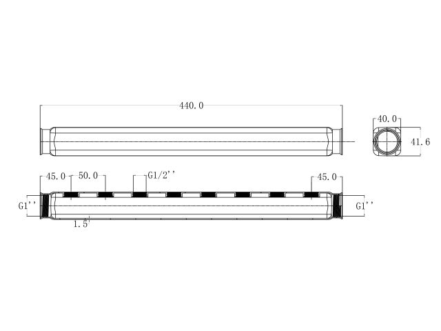 Изображение 2 Коллектор 1/2" х 8 вых. двухсторонний, AV Engineering