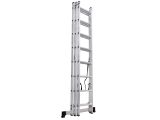 Смотреть изображение 3 Лестница алюм. 3-х секц. 201/474/214см 3х8 ступ., 9,9кг PRO STARTUL (ST9944-08)