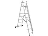 Смотреть изображение 4 Лестница алюм. 3-х секц. 201/474/214см 3х8 ступ., 9,9кг PRO STARTUL (ST9944-08)