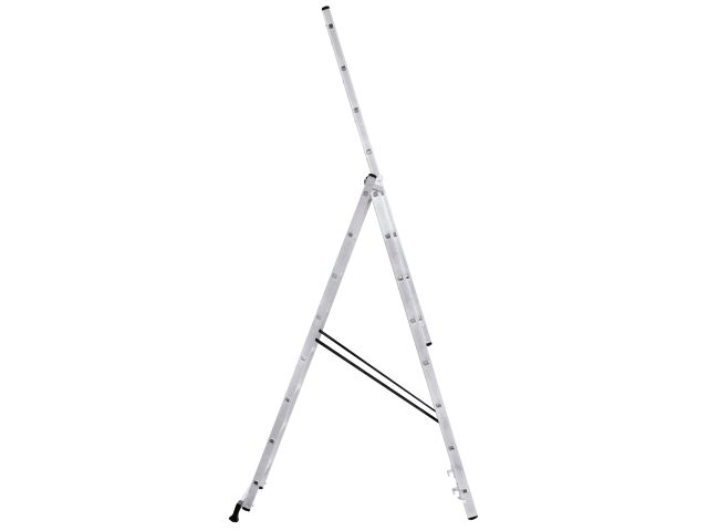 Изображение 5 Лестница алюм. 3-х секц. 201/474/214см 3х8 ступ., 9,9кг PRO STARTUL (ST9944-08)