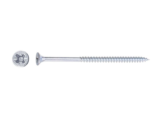 Шуруп универсальный 6.0х140 мм белый цинк (100 шт в карт. уп.) STARFIX