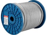 Трос стальной в ПВХ М8(6) DIN 3055 (бухта 100 м) STARFIX