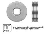 Ролик подающий ф 25/7 мм, шир. 7,5 мм, проволока ф 0,6-0,8 мм (V-тип)