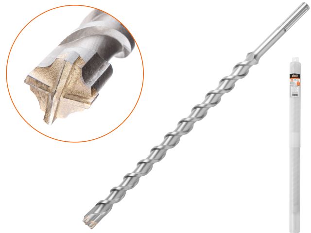 Изображение 1 25х400х540 мм бур (сверло) SDS-max QUADRO-X GEPARD