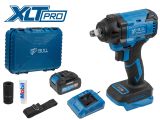 Аккум. ударный гайковерт BULL SC 1804 в чем. XLTpro БЕСЩЕТ., 18 В, 400 Н*м, 1/2&quot;, 1х4 А*ч, з/у 4 А