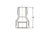 Переход 3/4&quot; х 1/2&quot; вн.-нар. чугун оцинк., AV Engineering