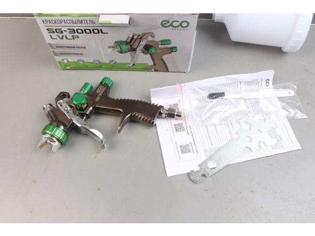 Изображение 2 Краскораспылитель ECO SG-3000L (сопло ф 1.4 мм) уцененный (0050070996)
