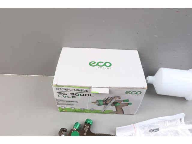 Изображение 3 Краскораспылитель ECO SG-3000L (сопло ф 1.4 мм) уцененный (0050070996)