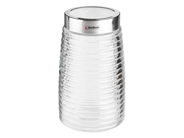Изображение 2 Банка для сыпучих продуктов стеклянная Ажур (Azhur) 1600 мл, PERFECTO LINEA