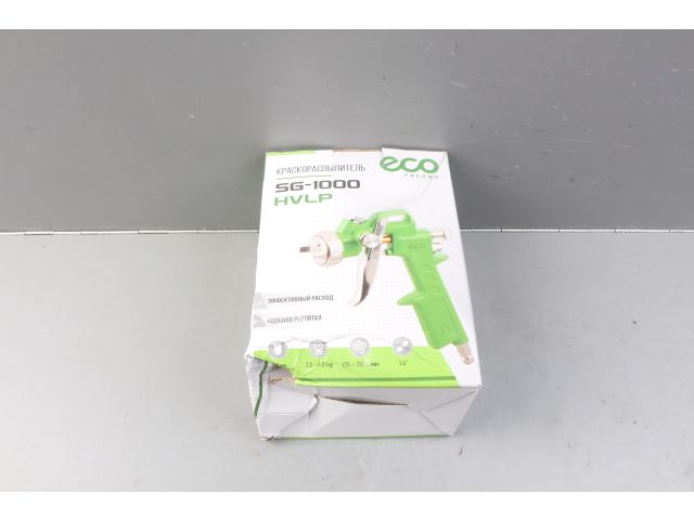 Краскораспылитель ECO SG-1000 (HVLP, сопло ф 2.5 мм, верх. бак 600 мл) уцененный (0194763465)