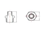 Ниппель ред. 1 1/4&quot; х 1&quot; нар.-нар. чугун оцинк., AV Engineering