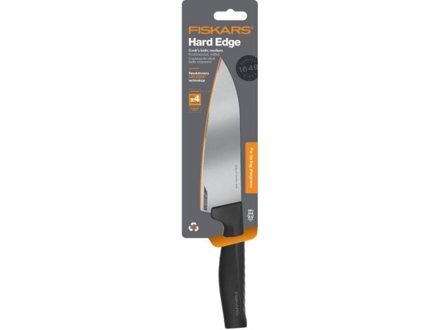 Нож поварской средний 17 см Hard Edge Fiskars