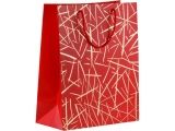 Смотреть изображение 2 Пакет подарочный с ручками, 32х26х12 см., красный, серия Emma, PERFECTO LINEA