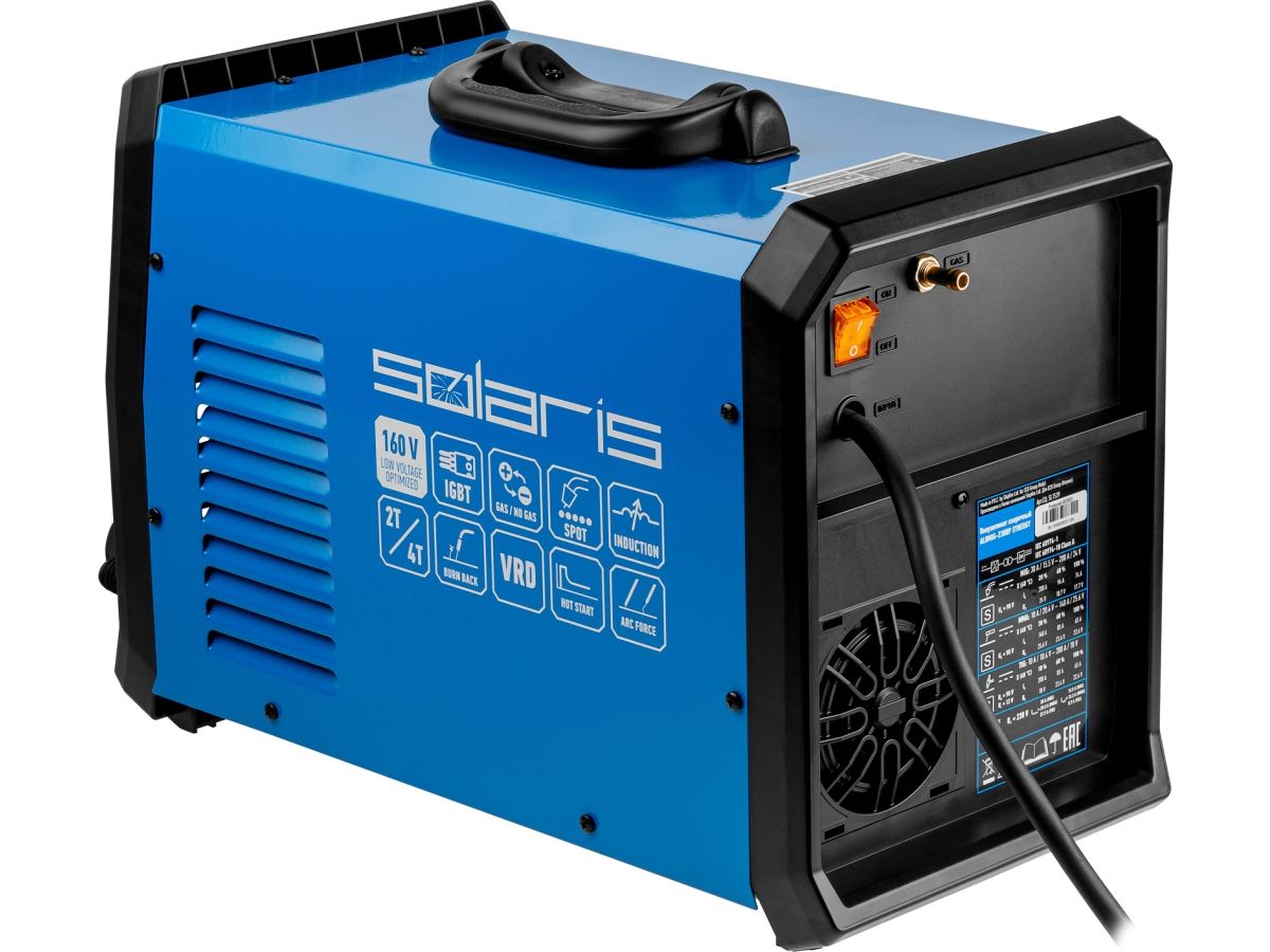 Полуавтомат сварочный Solaris ALUMIG-230DP SYNERGY - Садовая техника и ...