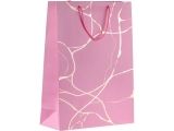 Смотреть изображение 2 Пакет подарочный с ручками, 42х31х12 см., розовый, серия Amelia, PERFECTO LINEA