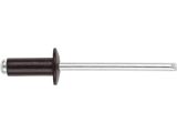 Заклепка вытяжная 4.8х12 мм алюминий/сталь, RAL 8019 (10000 шт в коробе) STARFIX