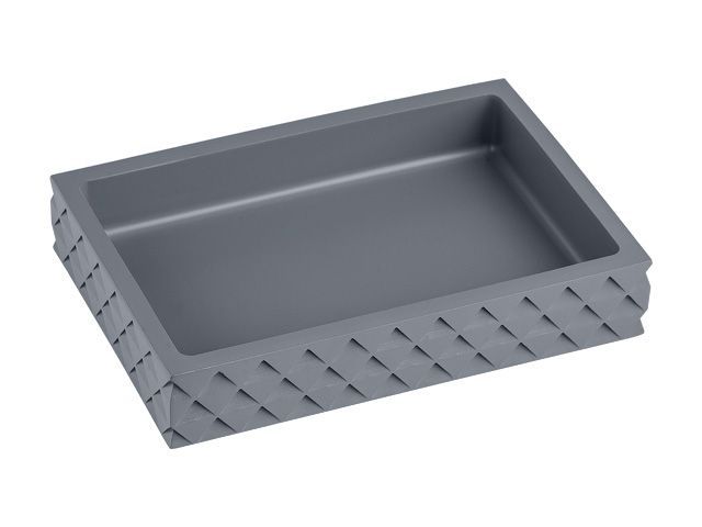 Изображение 2 Мыльница STONE ESSENCE, серая, PERFECTO LINEA