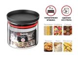 Банка для сыпучих продуктов стеклянная 500 мл, серия CHEF, PERFECTO LINEA