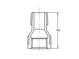 Переход 1 1/2&quot; х 1 1/4&quot; вн.-нар. чугун оцинк., AV Engineering