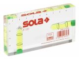 Уровень 100 мм 2 глазка акриловый R100  (SOLA)