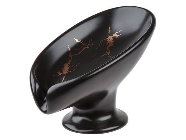 Изображение 2 Мыльница ELEGANCE, черная, PERFECTO LINEA