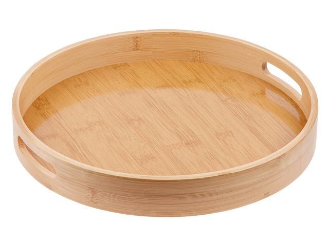 Изображение 2 Поднос бамбуковый, круглый, 35см, BAMBOO, PERFECTO LINEA