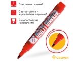 Маркер промышл. перманентный фетровый красный CROWN MULTI MARKER