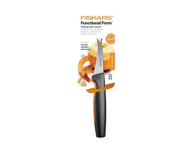 Нож для корнеплодов 7 см с изогнутым лезвием Functional Form Fiskars