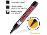 Маркер промышл. перманентный фетровый черный CROWN MULTI MARKER