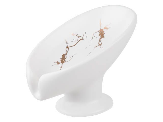 Изображение 2 Мыльница ELEGANCE, белая, PERFECTO LINEA