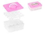 Смотреть изображение 2 Контейнер для хранения яиц, 32 ячейки, розовый, PERFECTO LINEA