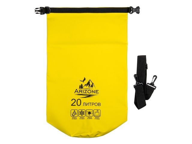 Изображение 2 Гермомешок, 20 л, PVC HARD, желтый, ARIZONE