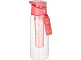 Смотреть изображение 2 Бутылка для воды с контейнером д/фруктов, 750 мл, нежно-розовая, PERFECTO LINEA