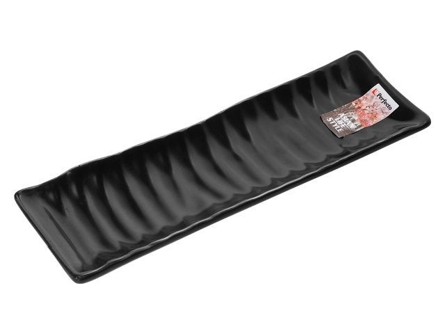 Изображение 2 Блюдо керамическое, 23.5х7.5х2.5 см, серия ASIAN, черное, PERFECTO LINEA