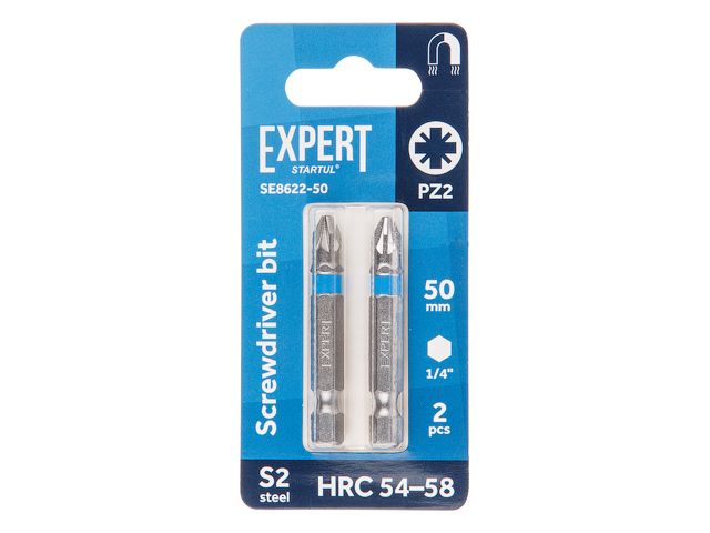 Насадка крестообразная PZ2 50мм 2шт EXPERT STARTUL (SE8622-50 ...
