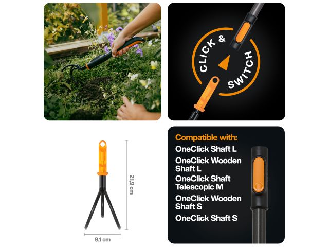 Изображение 4 Культиватор Grebber OneClick FISKARS